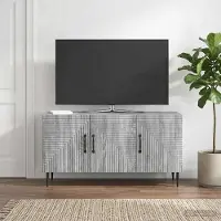 Prolenta Maison Exclusive - Meuble TV Sonoma gris 99 x 34,5 x 50 cm en aggloméré