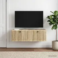 Prolenta Maison Exclusive - Meuble TV mural en chêne Sonoma 98 x 41 x 30 cm