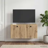 Prolenta Maison Exclusive - Meuble TV mural 59,5 x 31 x 30 cm, chêne Artisan