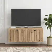 Prolenta Maison Exclusive - Meuble TV mural 78,5 x 41 x 30 cm, chêne Artisan