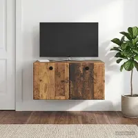 Prolenta Maison Exclusive - Meuble TV mural 59,5 x 41 x 30 cm en bois ancien