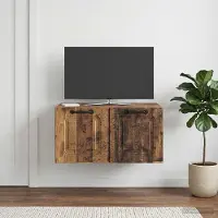 Prolenta Maison Exclusive - Meuble TV mural en bois ancien 59,5 x 41 x 30 cm