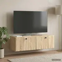 Prolenta Maison Exclusive - Meuble TV mural 98 x 41 x 30 cm, chêne Sonoma