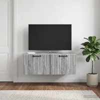 Prolenta Maison Exclusive - Meuble TV mural Sonoma gris 78,5 x 41 x 30 cm
