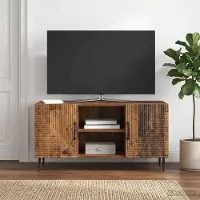 Prolenta Maison Exclusive - Meuble TV en bois ancien 102 x 34,5 x 50 cm, aggloméré
