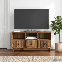 Prolenta Maison Exclusive - Meuble TV en bois ancien 102 x 34,5 x 50 cm, aggloméré