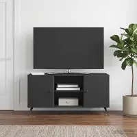 Prolenta Maison Exclusive - Meuble TV 102 x 34,5 x 50 cm Noir, aggloméré