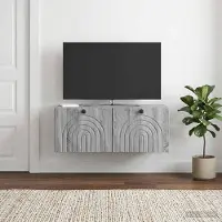 Prolenta Maison Exclusive - Meuble TV mural Sonoma gris 78,5 x 41 x 30 cm