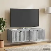 Prolenta Maison Exclusive - Meuble TV mural Sonoma gris 98 x 41 x 30 cm