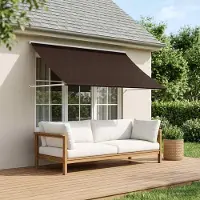 Prolenta Maison Exclusive - Markise Braun 100 x 150 cm