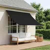 Prolenta Maison Exclusive - Store noir 350 x 150 cm