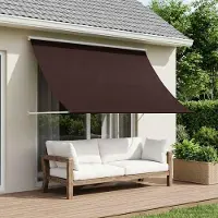 Prolenta Maison Exclusive - Markise Braun 400 x 150 cm