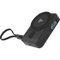 Mobile Origin 10000 mAh Qi2 TFT Display Semi-solid PowerBank PB19 - USB-C Cable Black (10000 mAh, 15 W), Chargeur de secours, Noir