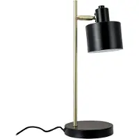 Dyberg Larsen Lampe de Table , Ocean, Noir, Chambre à coucher, Métal, Scandinave