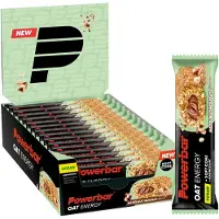 Powerbar Oat 50g Hazelnut Nougat Energy Bars Box 15 Units Vert