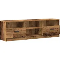 vidaXL Armoire TV aspect bois ancien 150x33,5x45 cm Bois composite