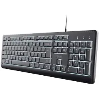 Trust Primo Beleuchtete clavier maison/bureau USB QWERTY Italien Noir
