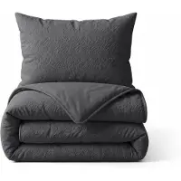 Royal Textile Couverture "Sleeptime Lazy" gris, 140 x 200 cm, avec taie d'oreiller