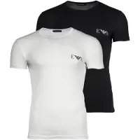 Emporio Armani T-Shirt noir / blanc
