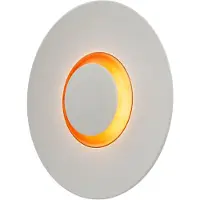 LEDS-C4 Big Bang : Applique murale, 25 W, lumière blanc chaud, 835 lm, indice de protection IP23, couleur blanche