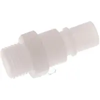 Tameson PVDF DN 7.2 Bouchon d'accouplement G filetage mâle 1/4 pouce