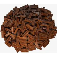LEGO Briques 2x6 Marron Rouge - 2456 NOUVEAU ! Quantité 250x