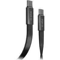SBS Câble fin pour charge et données avec connecteurs USB-C 2.0, 1 m