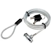 Logilink Antivol pour ordinateur portable avec serrure à combinaison, Sécurité notebook, Argent