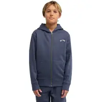 Billabong Arch Full Zip Sweatshirt Bleu 10 Years Garçon