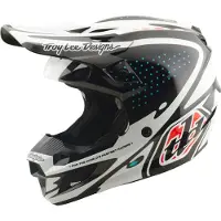 Troy Lee Designs Se5 Polycarbonate The Line Off-road Helmet Blanc,Noir M