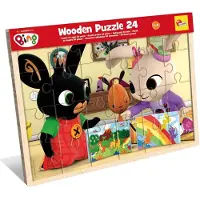 Lisciani Puzzle en bois Bing, 24 pièces -