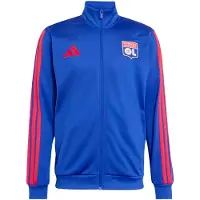 Adidas Olympique De Lyon Dna Full Zip Sweatshirt Bleu XS Homme