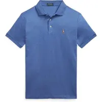Ralph Lauren pour homme. 710713130008 Polo Slim Fit en coton doux bleu (3XL), Casuel, Manche courte