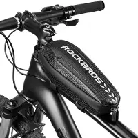 RockBros Sacoche de vélo rigide et étanche pour cadre 1,1L noire