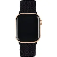 IDEAL OF SWEDEN Soft Braid Watch Band pour Apple Watch | 38/40/41/42 mm - Iconic Black