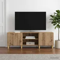 Prolenta Maison Exclusive - Meubles TV, dimensions 150 x 31 x 50 cm, en panneaux de particules imitation chêne massif