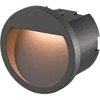 Forlight LEDS C4 Medi : Applique extérieure, 2,6 W, lumière blanc chaud, 120 lm, indice de protection IP65, couleur grise