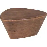 Meublorama Table basse petit modèle en bois massif collection BALI - Style ethnique et design