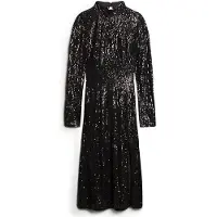 Superdry Robe Long Sleeves Backless Sparkly Midi