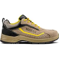 Sparco Chaussures de sécurité 07538TAGI Indy Colton ESD S1PS SR, beige/jaune, 40