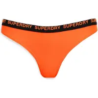 Superdry Elastic Cheeky Bikini Bottom Orange M Femme