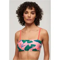 Superdry Tropical Bandeau Bikini Top Multicolore XS Femme