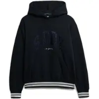 Superdry Sweat-shirt 'Country Club Varsity' marine / noir / blanc