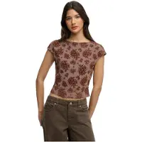 Superdry T-shirt marron / noisette