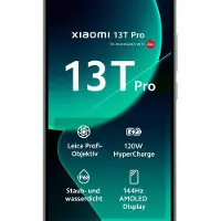 Xiaomi 13T Pro Smartphone 5G 6,67" AMOLED 144Hz Android 13 16 Go RAM 1 To Vert