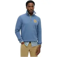 Superdry Sweat-shirt 'SD&Co' bleu-gris / jaune