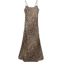 Superdry Femme Robe Longue à Bretelles Imprimée Cream Taille: 38