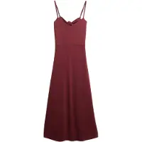 Superdry Femme Robe en Jersey à dos Ouvert Marron Taille: 40