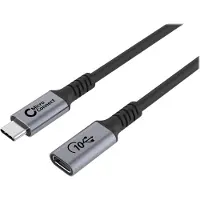 Microconnect Câble USB - MICRO CONNECT - W126988096 - USB4 Gen 2x2 - 2 m - USB-C - Noir-Gris