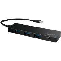 Logilink UA0311 Hub plat USB 3.0 avec port USB-C 3.1 Gen1